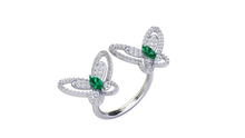 Load image into Gallery viewer, Butterfly Double Ring