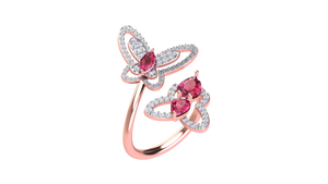 Butterfly Twisted Ring